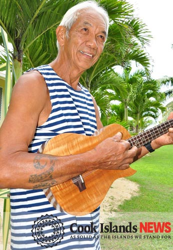 ukulele player Rudy Aquino rarotonga